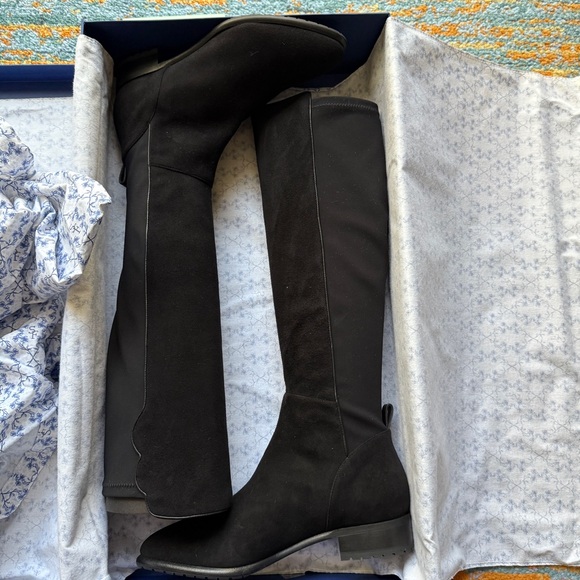 NWT Sarah Flint Knee High Perfect Stretch Boot 30 , Black - Size 38.5 - Picture 14 of 16